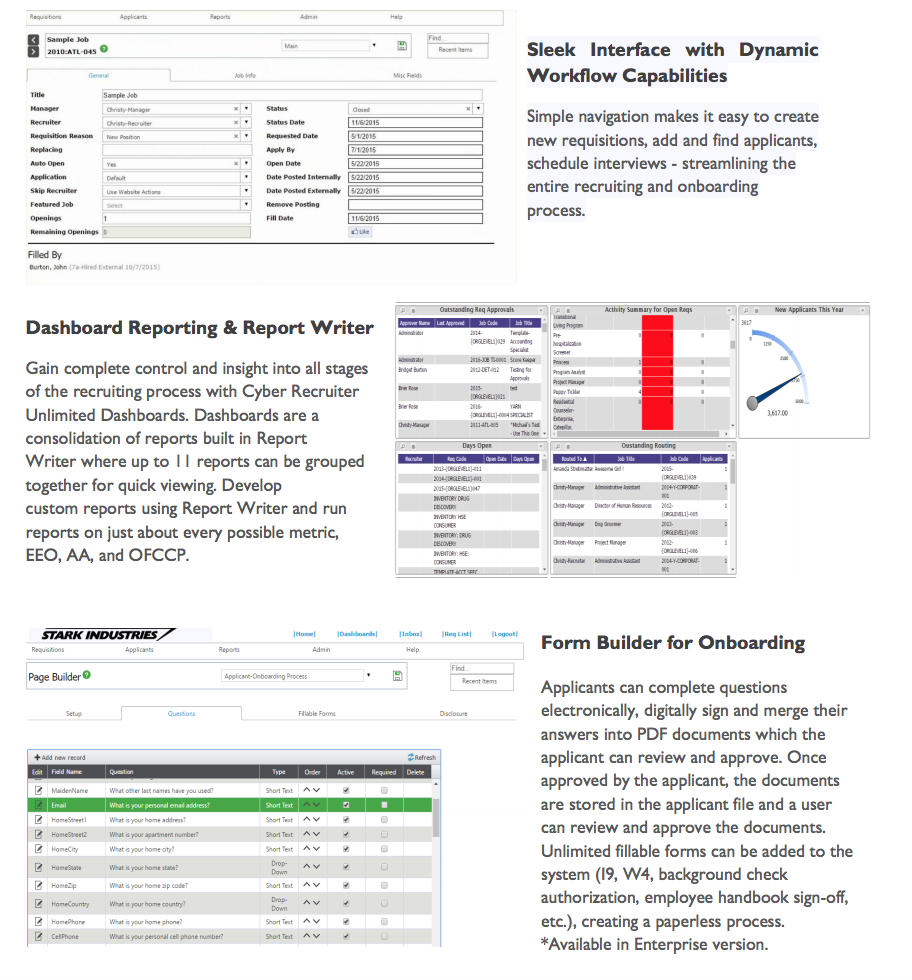 Cyber Recruiter Applicant Tracking 2